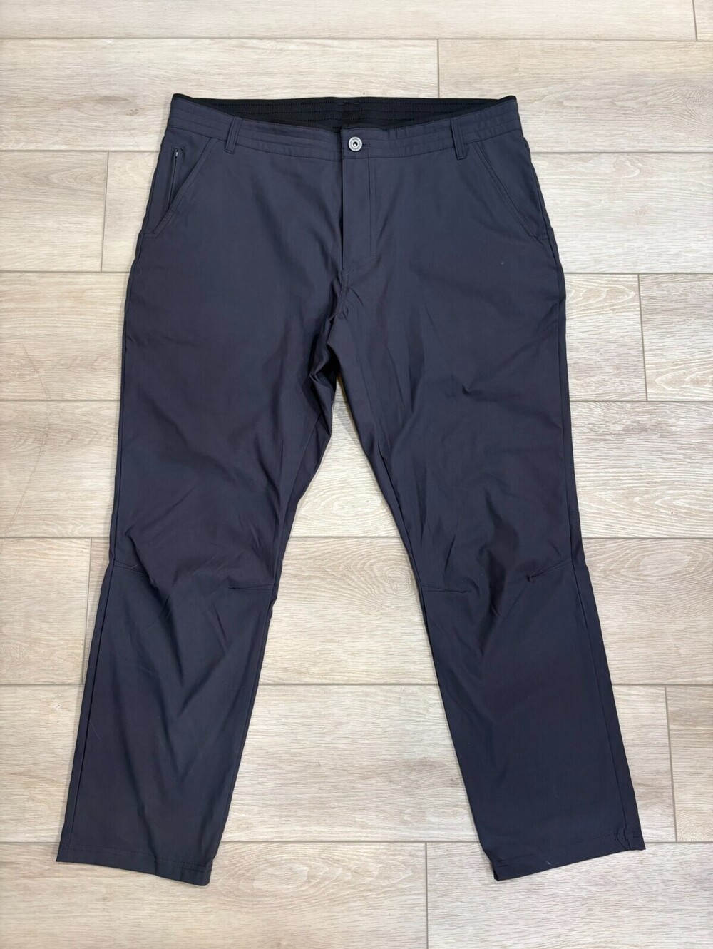 Kuhl Renegade Mens Pants 38x30 Dark Gray Stretch Hiking Outdoor Travel Nylon